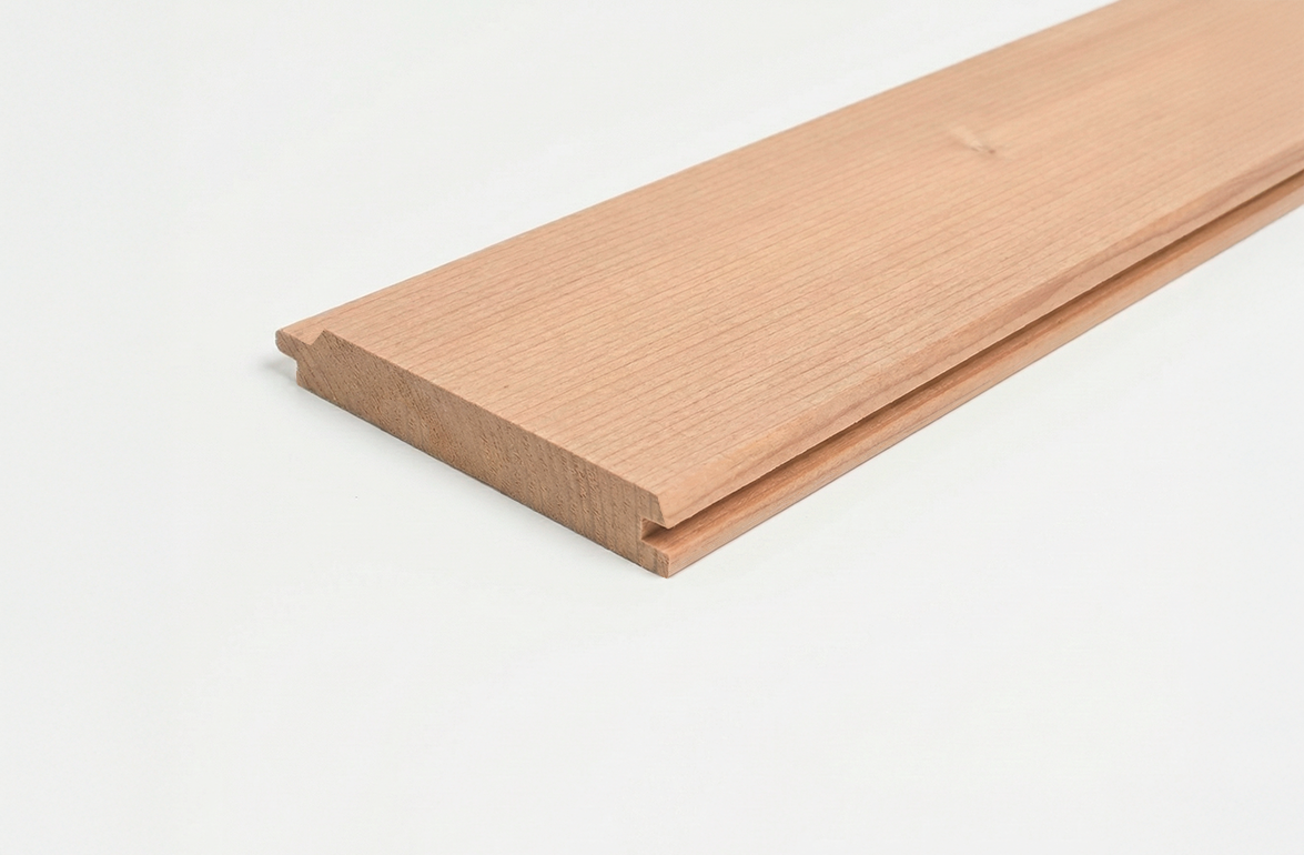 Western Red Cedar beklædning, KEF H1, 100% PEFC